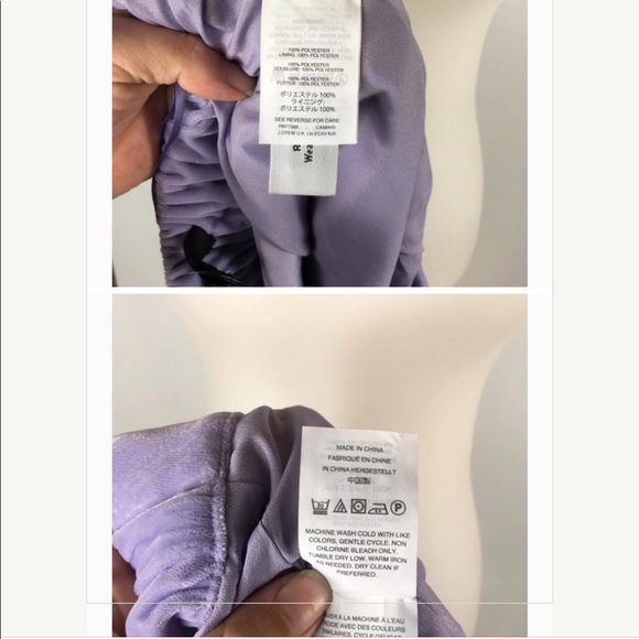 J. Crew Velvet Ruffle Skirt In Light Purple NWT - Picture 4 of 6